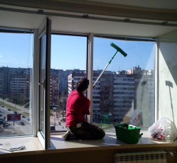 Мытье окон в однокомнатной квартире Самара